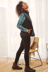 Weird Fish Lilliane High Waisted Leggings - Black