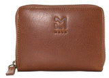 Mala Leather 12cm Tan Bloomsbury Zip Round Wallet - 1048 17