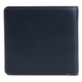 Mala Leather Black Hudson Slim Wallet With Coin Pocket
