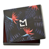 Mala Leather Black Hudson Slim Wallet With Coin Pocket