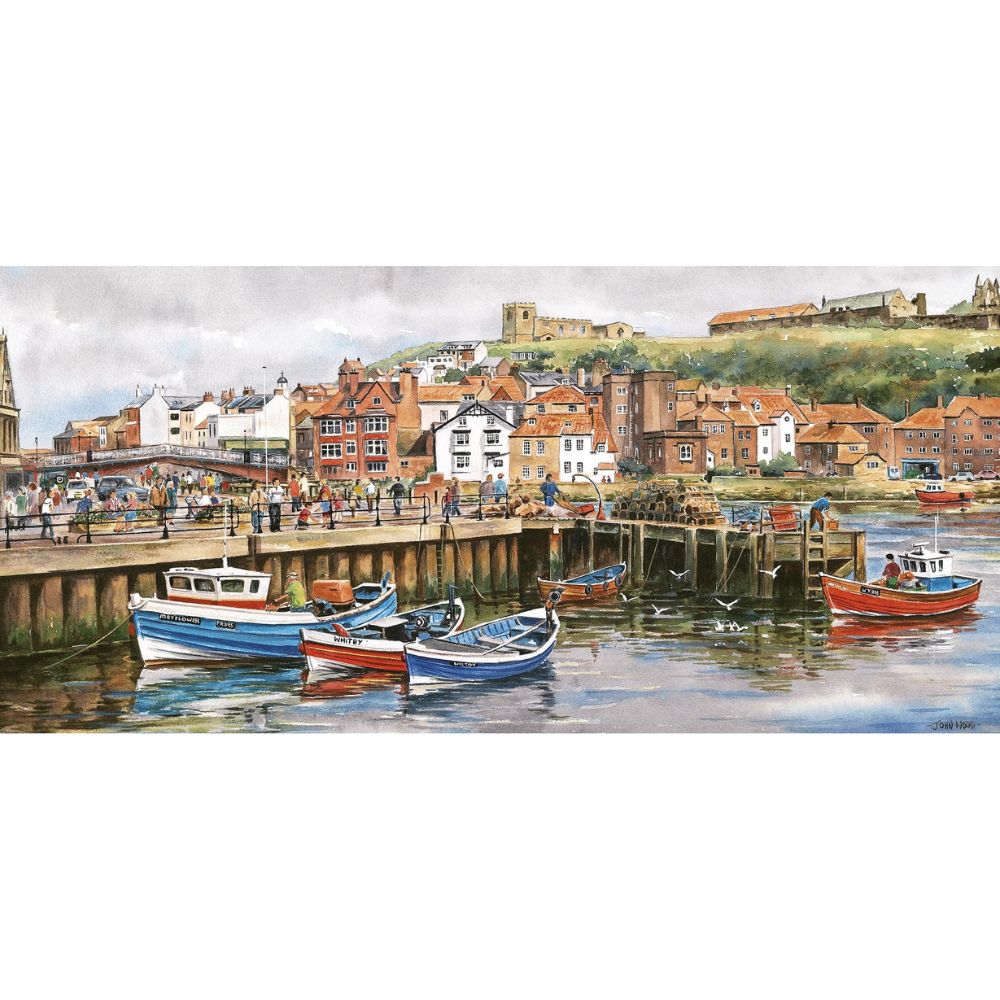Gibsons Games 636 Piece Whitby Panoramic Jigsaw Puzzle