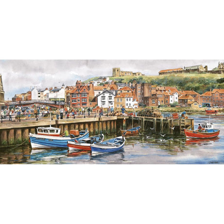 Gibsons Games 636 Piece Whitby Panoramic Jigsaw Puzzle