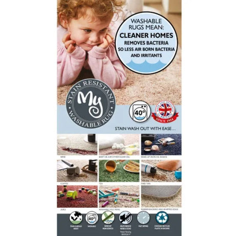 My Rug 60x100cm Forest Green Mat