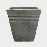 Stewarts 34cm Marble Grey Piazza Square Planter