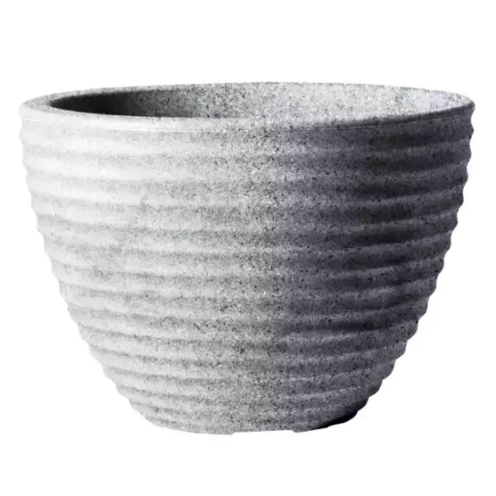Stewarts 50cm Grey Low Honey Pot Planter