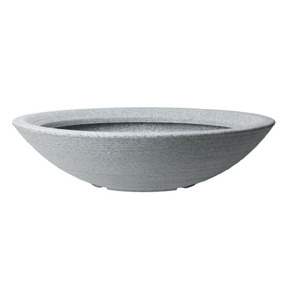 Stewarts 60cm Varese Alpine Grey Low Bowl