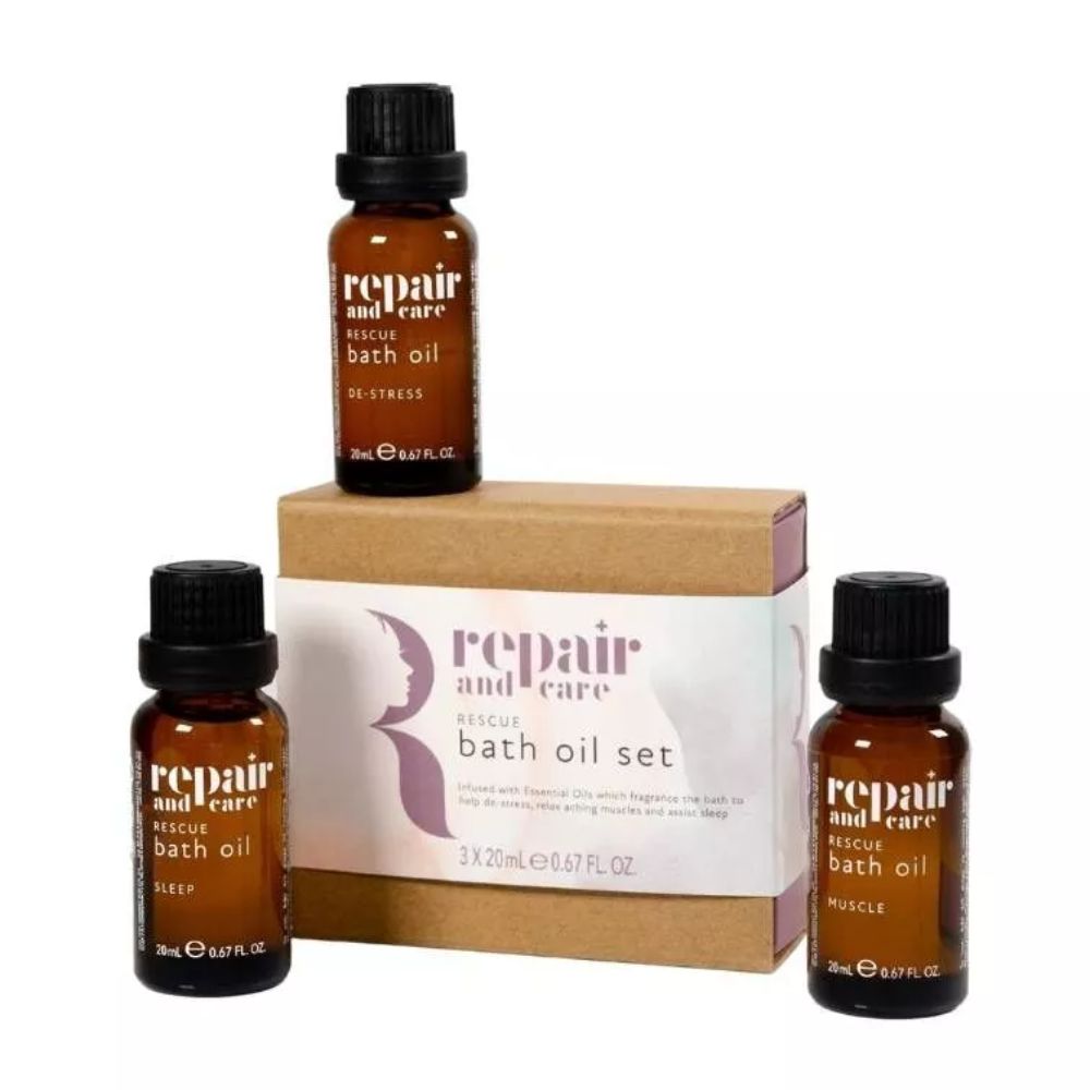 Repair & Care 20ml Rescue Bath Oil Set (Set of 3)