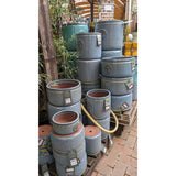 Woodlodge 19cm Reactive Blue Edwin Cylin Pot