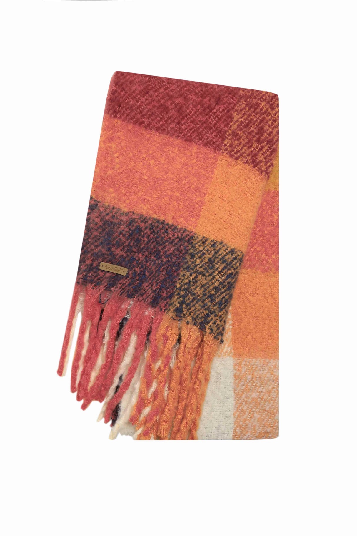 Weird Fish One Size Paprika Austell Eco Cosy Check Scarf