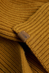 Weird Fish One Size Caramel Stornoway Ribbed Scarf