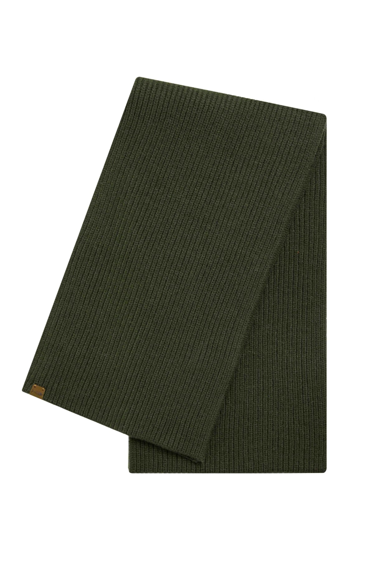 Weird Fish One Size Fir Green Stornoway Ribbed Scarf