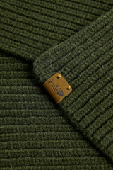 Weird Fish One Size Fir Green Stornoway Ribbed Scarf