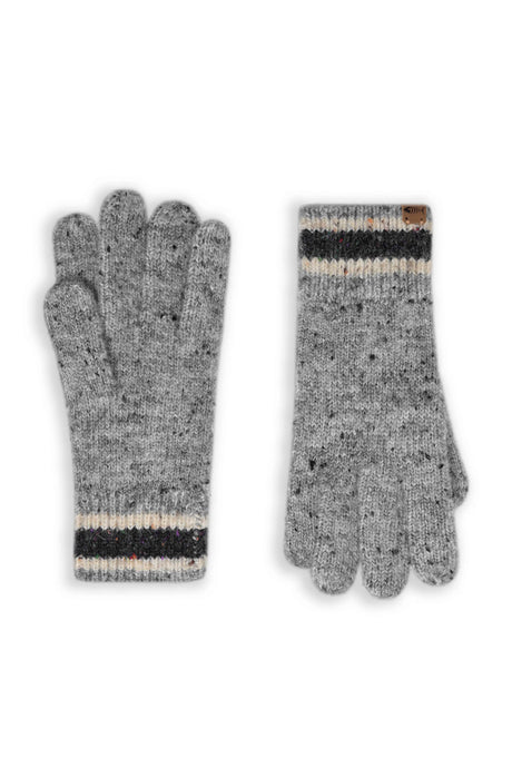 Weird Fish One Size Storm Grey WhiteHaven Fleck Gloves