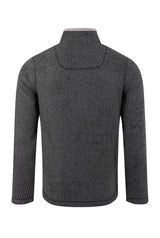 Weird Fish Shires Full Zip Grid Fleece - Washed Black