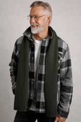 Weird Fish One Size Fir Green Stornoway Ribbed Scarf