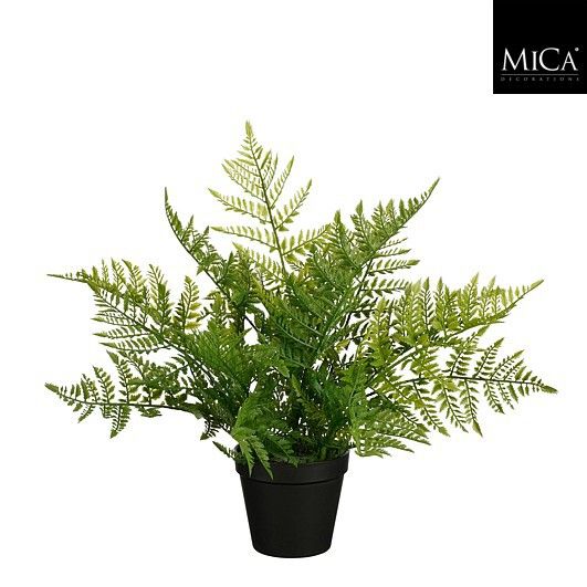 Mica Decorations 40cm Green Artifical Fern in Pot - 1150920