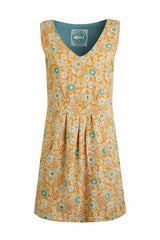 Weird Fish 8 Deep Amber Indus Printed Jersey Tunic - 203321
