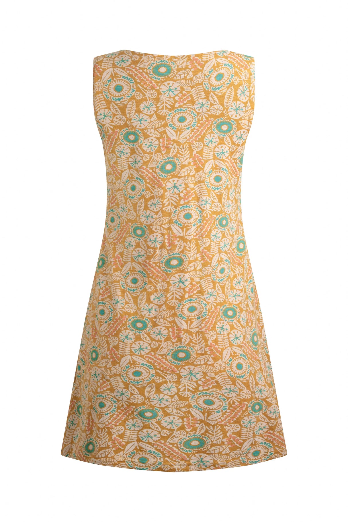 Weird Fish 8 Deep Amber Indus Printed Jersey Tunic - 203321