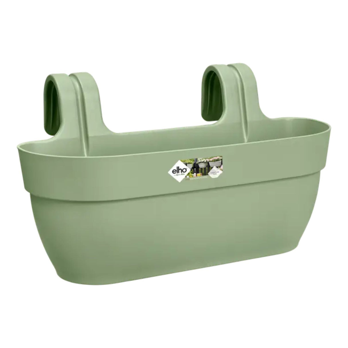 Elho 46cm Pistachio Green Large Vibia Campana Easy Hanger Planter