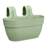 Elho 36cm Pistachio Green Medium Vibia Campana Easy Hanger Planter