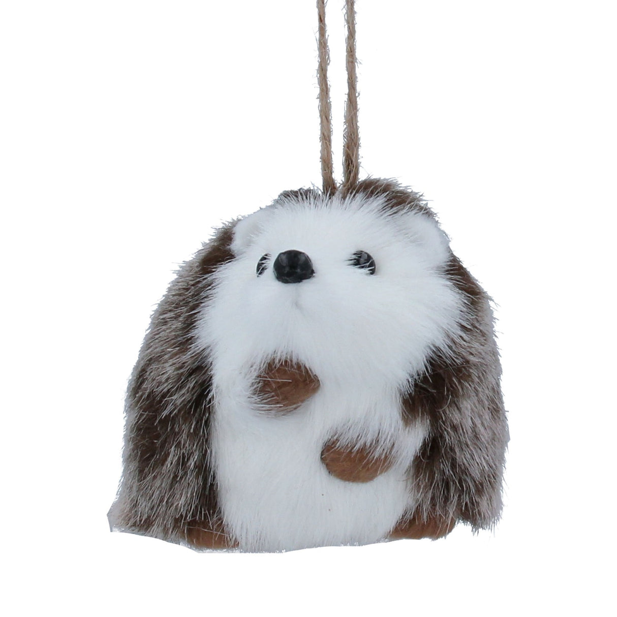 Gisela Graham Faux Fur Hedgehog Decoration