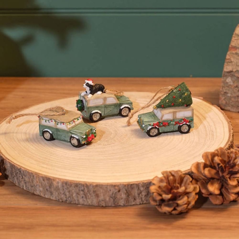 Richard Langs Xmas Farm Landy Resin Hanging Decoration - (Choice of 3)