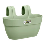 Elho 36cm Pistachio Green Medium Vibia Campana Easy Hanger Planter