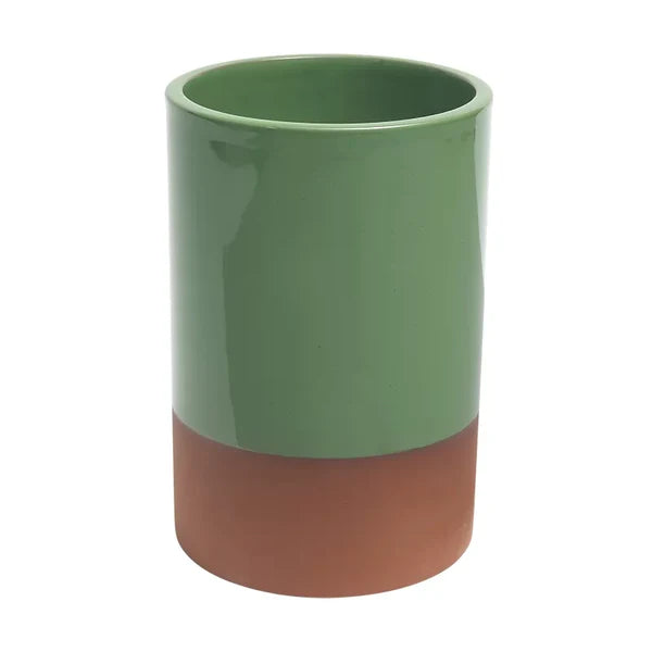 Dexam Green 18cm Sintra Glazed Terracotta Wine Cooler - 16050211