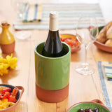 Dexam Green 18cm Sintra Glazed Terracotta Wine Cooler - 16050211
