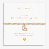 Joma Jewellery Gold Gold A Little 'Birthday Girl' Bracelet