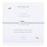 Joma Jewellery Silver A Little 'Family Elephant' Bracelet