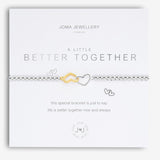 Joma Jewellery Silver A Little 'Better Together' Bracelet