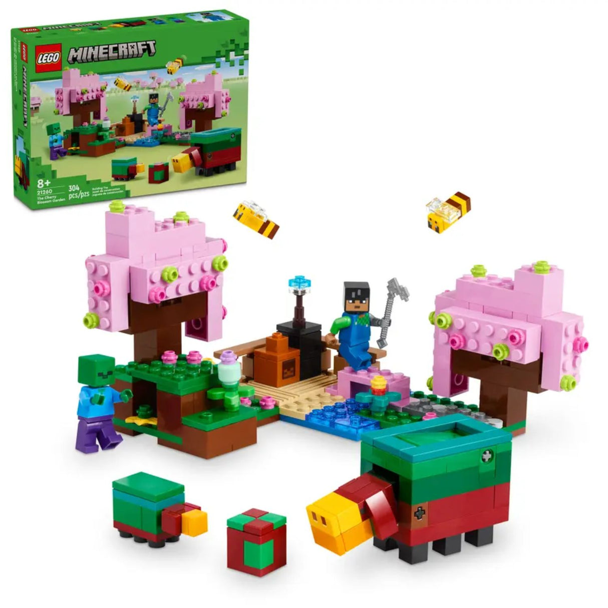 LEGO Minecraft The Cherry Blossom Garden