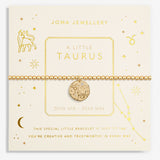 Joma Jewellery Gold Star Sign A Little 'Taurus' Bracelet