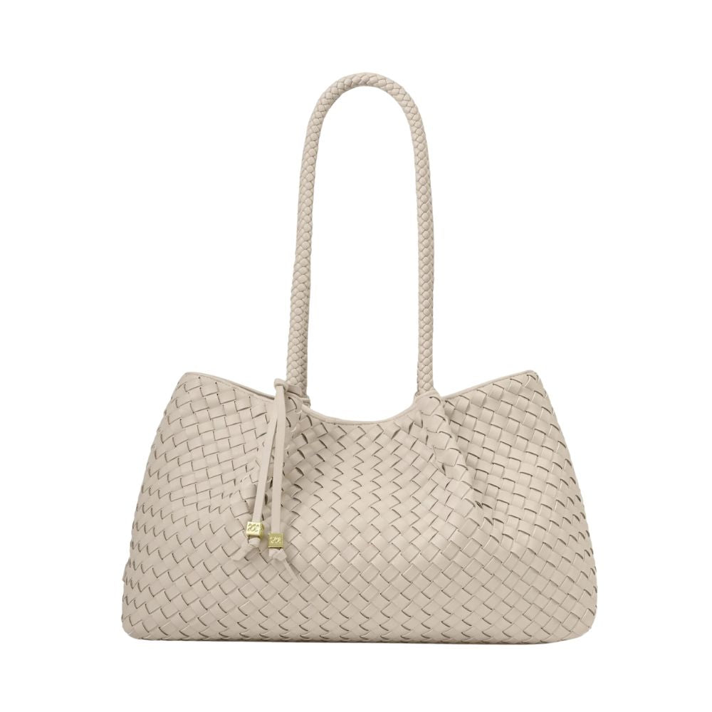 Katie Loxton Small Nova Hand Woven Tote Bag - Oyster