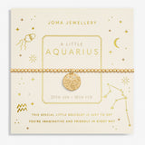 Joma Jewellery Gold Star Sign A Little 'Aquarius' Bracelet