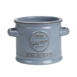 T&G Woodware 10cm Blue Pride of Place Herb Garden Planter