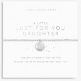 Joma Jewellery Silver A Little 'Just For You Daughter' Bracelet