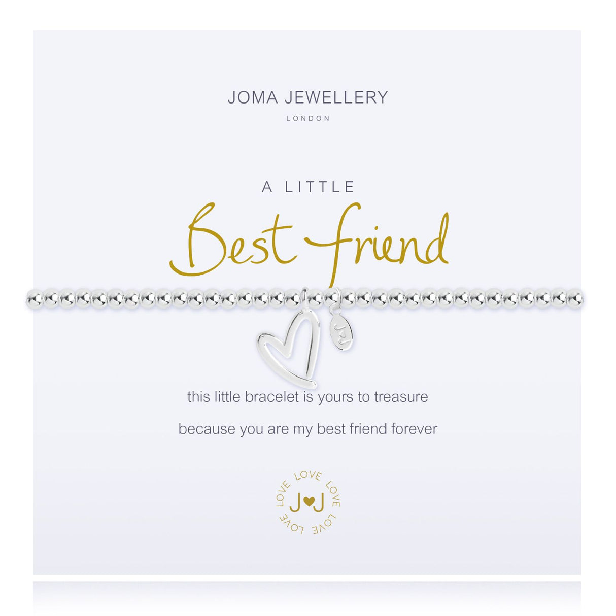 Joma Jewellery Silver A Little 'Best Friend' Bracelet