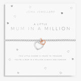 Joma Jewellery Silver A Little 'Mum In A Million' Bracelet
