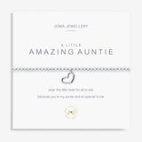Joma Jewellery Silver A Little 'Amazing Auntie' Bracelet