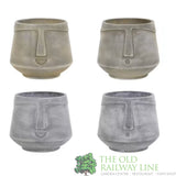 Woodlodge 37cm Mind Face Pot (Choice of 4)