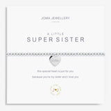 Joma Jewellery Silver A Little 'Super Sister' Bracelet