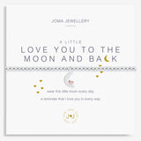 Joma Jewellery Silver A Little 'Love You To The Moon And Back' Bracelet