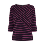 Tigi Cut & Sew Stripe Top - Purple