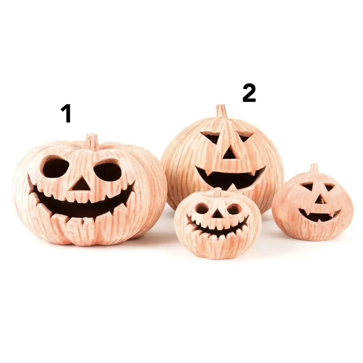 Woodlodge 29cm Terracotta Pumpkin Figure (Choice of 2)