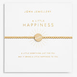 Joma Jewellery Gold A Little 'Happiness' Bracelet