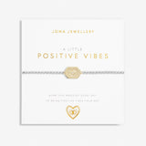 Joma Jewellery Silver A Little 'Positive Vibes' Bracelet