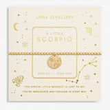 Joma Jewellery Gold Star Sign A Little 'Scorpio' Bracelet