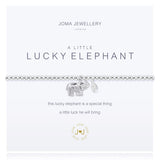 Joma Jewellery Silver A Little 'Lucky Elephant' Bracelet